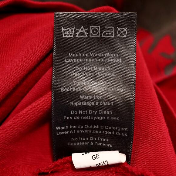 Merrell T-shirt Mens Small Red Organic Cotton Graphic Print Buffalo Rush Hour - Picture 10 of 10